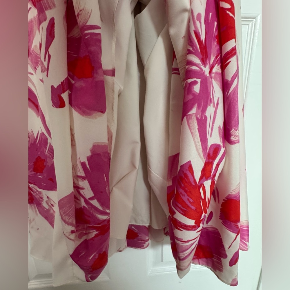 Eliza J Floral Pink and White Maxi Dress - Picture 8 of 13